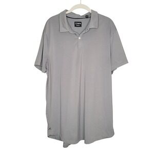 CUTS Polo Shirt Men's Size XXL AO Wolf Gray S/S Soft Casual Curved Hem